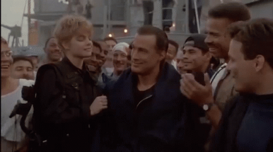 Calm Steven Seagal Smiling GIF