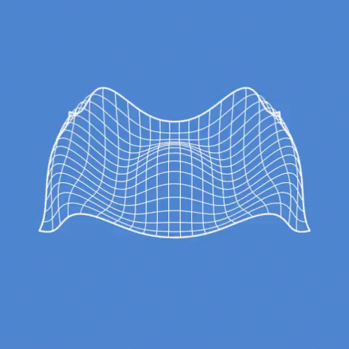 Calming Grid Blue Wave GIF
