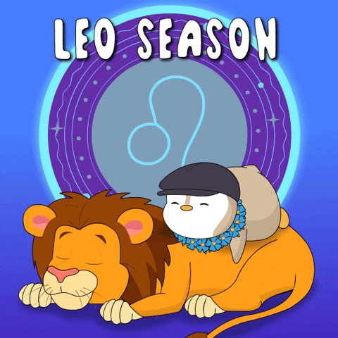 Calming Leo Season Sleeping GIF