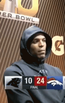 Cam Newton Interview Walk Out GIF