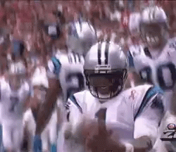 Cam Newton Gangnam Style Dance GIF