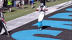 Cam Newton Opening Chest Image Compilation GIF