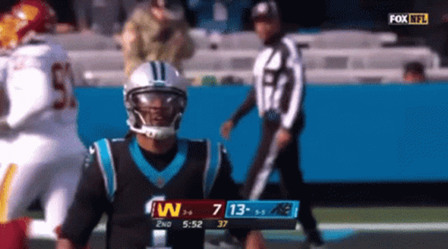 Cam Newton Chest Pump GIF
