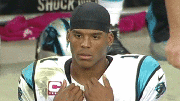 Cam Newton Pointing Nose GIF