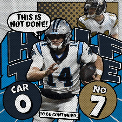 Cam Newton Running With Ball GIF