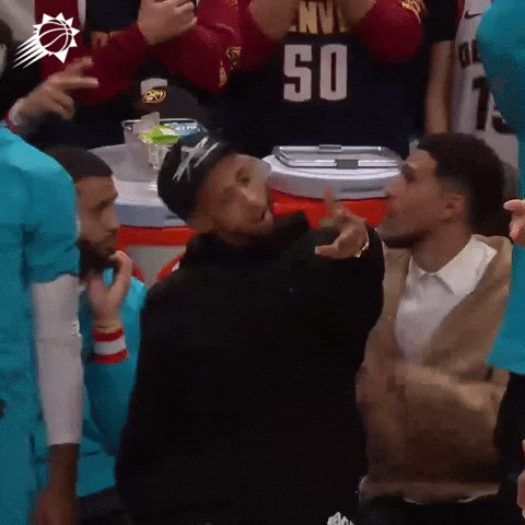 Cam Payne Bench Dancing GIF