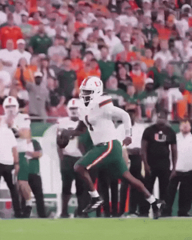 Cam Ward Run For The Goal Miami Hurricanes GIF