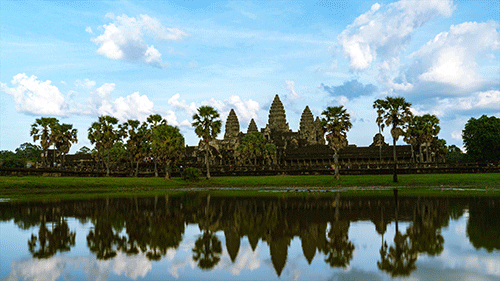 Cambodia Angkor Wat Buddhist Temple GIF