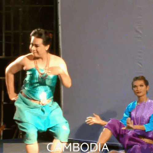 Cambodia Cultural Dance Moves GIF