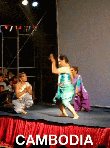 Cambodia Funny Cultural Dance GIF