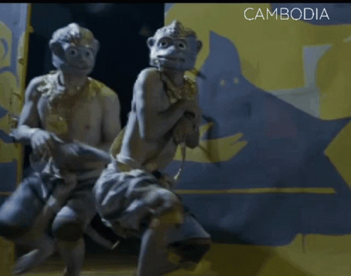 Cambodia Hanuman Khmer Warrior GIF