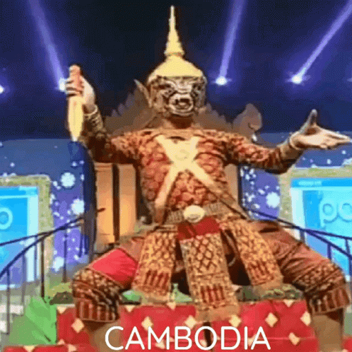 Cambodia Khol Warrior GIF