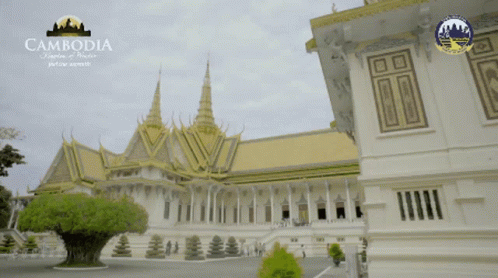 Cambodia Royal Place Phnom Penh GIF