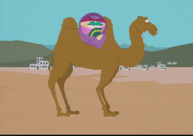 Camel Cartman South Park GIF