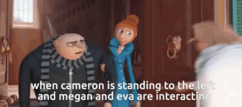Cameron Standing Left In Despicable Me GIF
