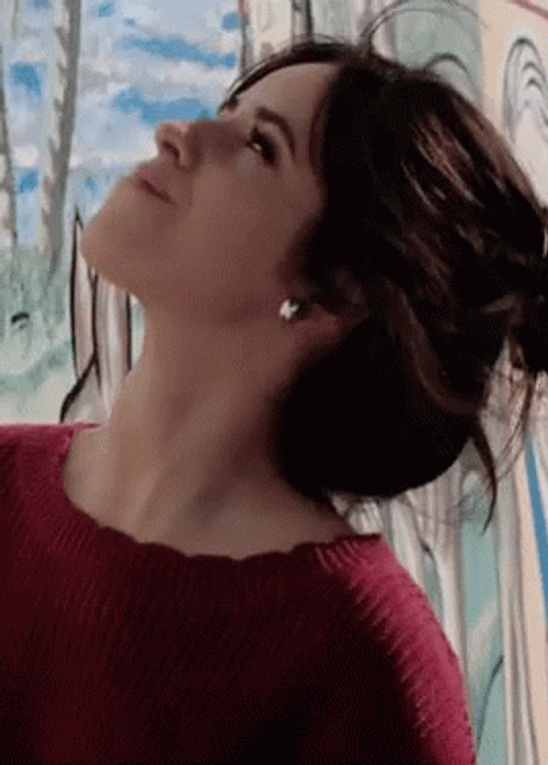 Camilla Cabello Looking Up GIF