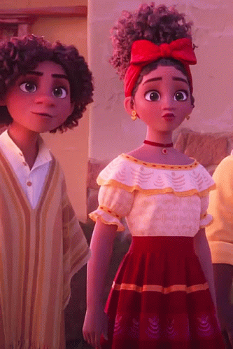 Dolores Madrigal Camilo Encanto Singing GIF