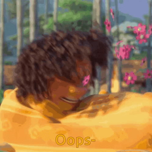 Camilo Encanto Flower Oops GIF