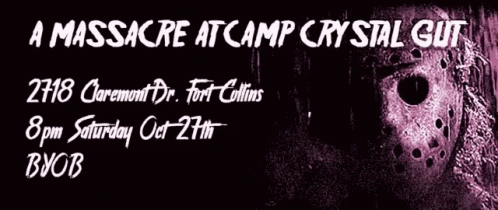Camp Crystal Gut Massacre Poster