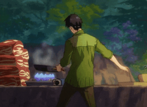 Campfire Cooking Campfire Cooking In Another World Gif GIF