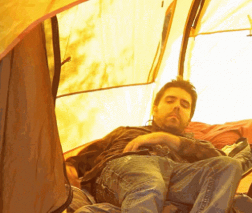 Camping Sucks Waking Up Bad Mood GIF