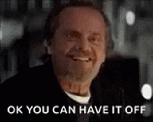 Can Have It Off Jack Nicholson Yes GIF