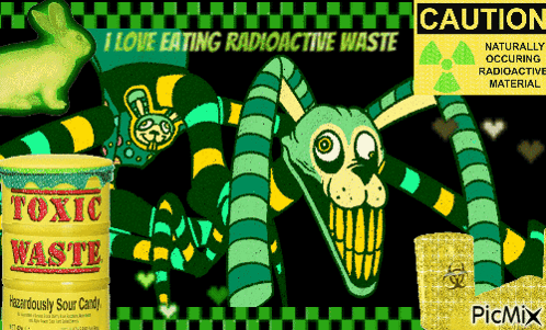 Can Of Toxic Waste Sour Candy GIF