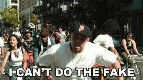 Can't Do The Fake When Keeping It Real Goes Wrong GIF