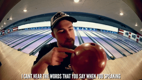 Can't Hear You Say When You Speak GIF