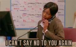 Can't Say No So I'll Hang Up Phone GIF