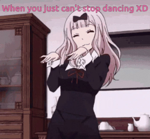 Can't Stop Dancing Anime Chika Dance GIF