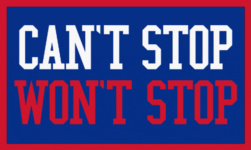 Can't Stop Won't Stop Go Bills GIF