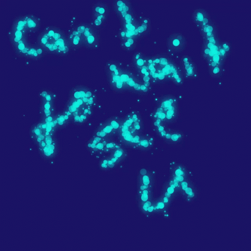 Can't Wait Glowing Bubbles GIF