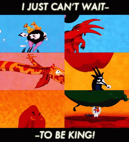 Can't Wait To Be Lion King Meme GIF