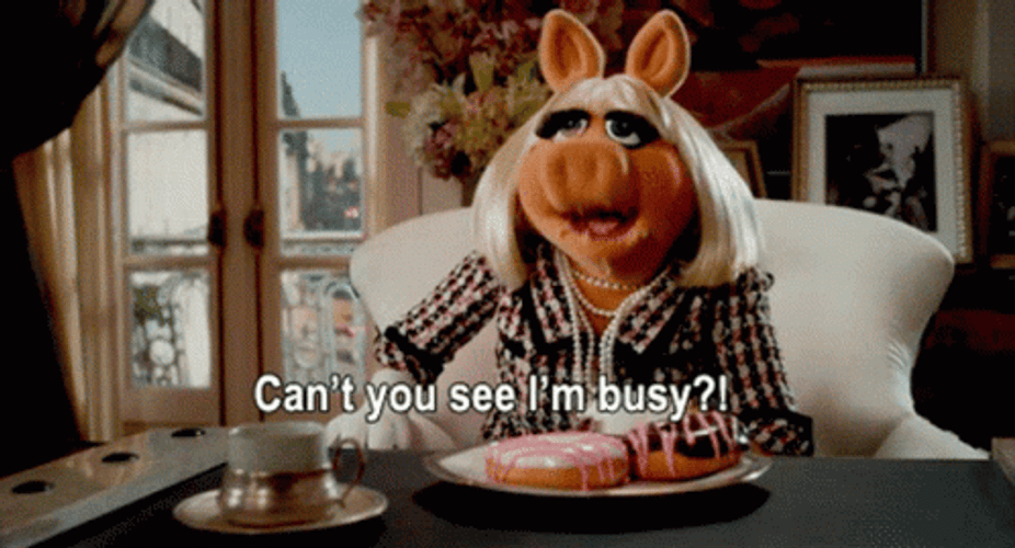 Can't You See I'm Busy GIF