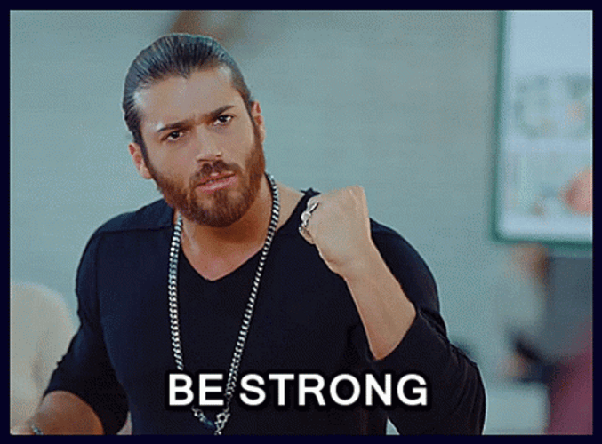 Can Yaman Stay Strong  GIF