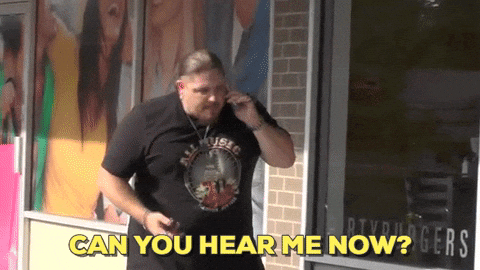 Can You Hear Me Now Boy Talking Outside GIF