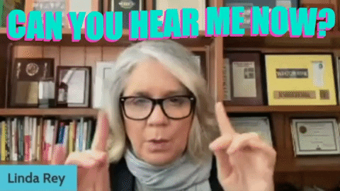 Can You Hear Me Now Linda Video Call GIF