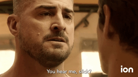 Can You Hear Me Now Slick GIF