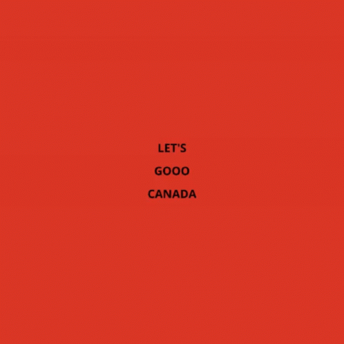 Let's Go Canada Mobile Art GIF