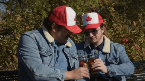 Canada Day Booze Drinking Cheers GIF