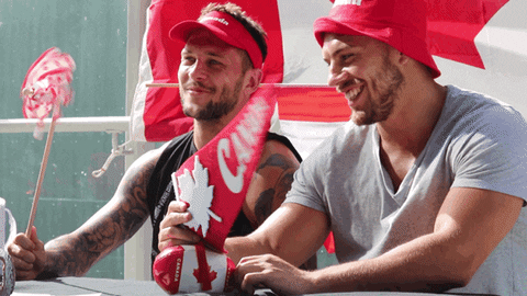Canada Day Chilling Ashton Sims GIF