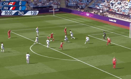 Canada vs France Olympic Soccer 2012