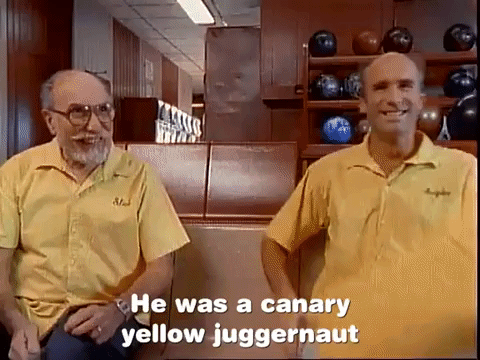 Canary Yellow Juggernaut GIF