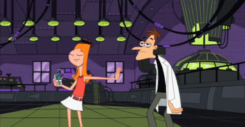 Candace Flynn Ignore Heinz Doofenshmirtz GIF