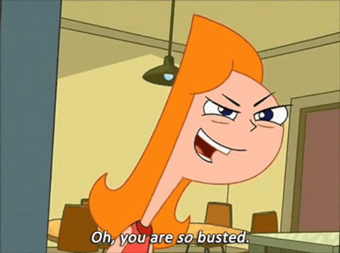 Candace Flynn You Are So Busted GIF