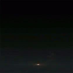 Candle Lit Up Like UFO In Dark GIF