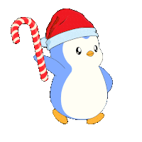 Candy Cane Winter Sticker GIF