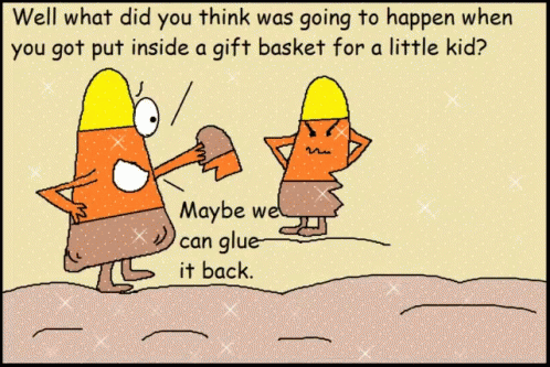 Candy Corn Comic GIF