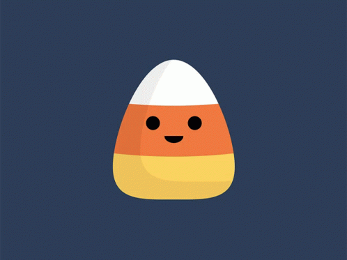 Candy Corn Eye Wink GIF